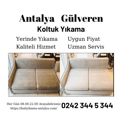 Antalya Gülveren Koltuk Yıkama 0242 344 5 344